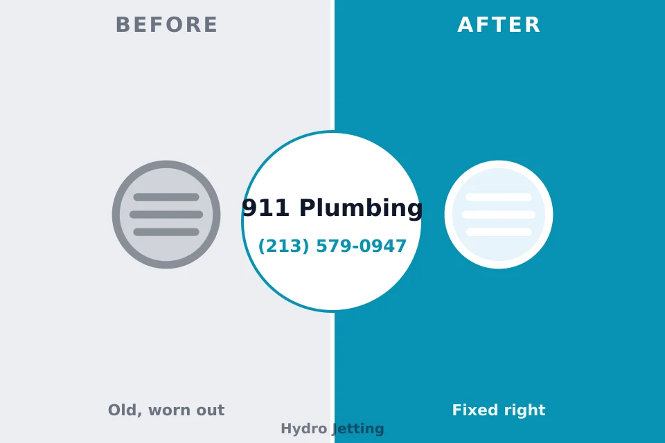 Before and after: plumbing repair Bobtown, PA